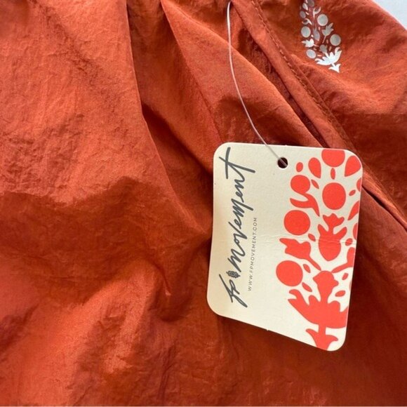 Free People FP Movement Shorts Womens Way Home Red Earth Size Small NWT Liner - Picture 8 of 11